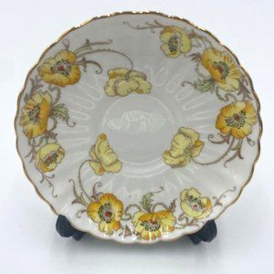 Radfords Fenton Made in England Bone China Floral "Poppy" Tea Saucer - No Cup